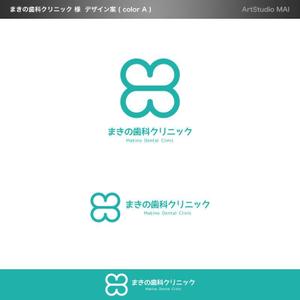 ArtStudio MAI (minami-mi-natz)さんの新規開業歯科医院「まきの歯科クリニック」のロゴへの提案