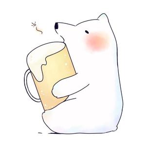 あやせ (ayase_47)さんのほろ酔いのシロクマのイラストへの提案