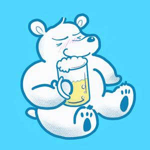 kirinp (kirinp)さんのほろ酔いのシロクマのイラストへの提案