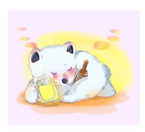 どめし (kmed777)さんのほろ酔いのシロクマのイラストへの提案