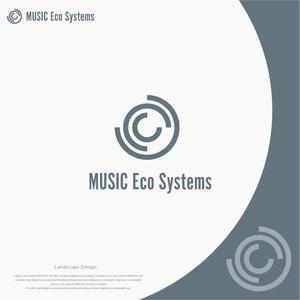 landscape (landscape)さんの音楽の総合サービス『MUSIC EcoSystems』のロゴへの提案