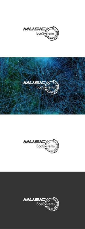 red3841 (red3841)さんの音楽の総合サービス『MUSIC EcoSystems』のロゴへの提案