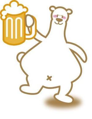 しげや・ナカムラ (pinpon-shigeya)さんのほろ酔いのシロクマのイラストへの提案