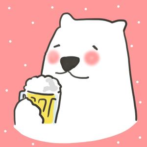 cinemaill ()さんのほろ酔いのシロクマのイラストへの提案