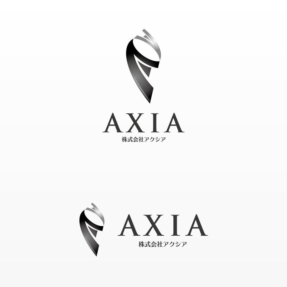 「AXIA　（株式会社アクシア）」のロゴ作成