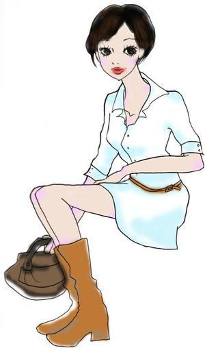 ikue (u3nofamily)さんの30代後半からの女性をターゲットとしたポータルサイトの女性のイラストへの提案