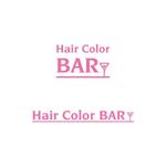 Yolozu (Yolozu)さんの在ベトナム、コンセプトヘアサロン「Hair Color BAR」のブランドロゴへの提案