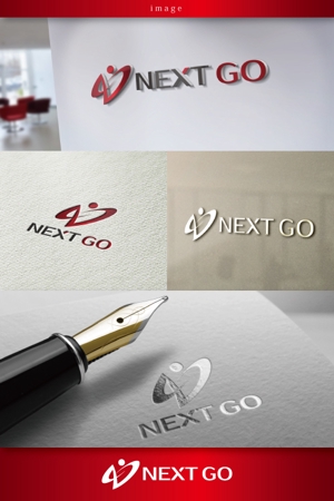 coco design (tomotin)さんのITで暮らしを豊かにする会社 NEXT GOの ロゴデザインへの提案