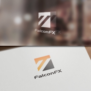 BKdesign (late_design)さんの（短期・簡単）トレードソフト「FalcomFX」のロゴへの提案