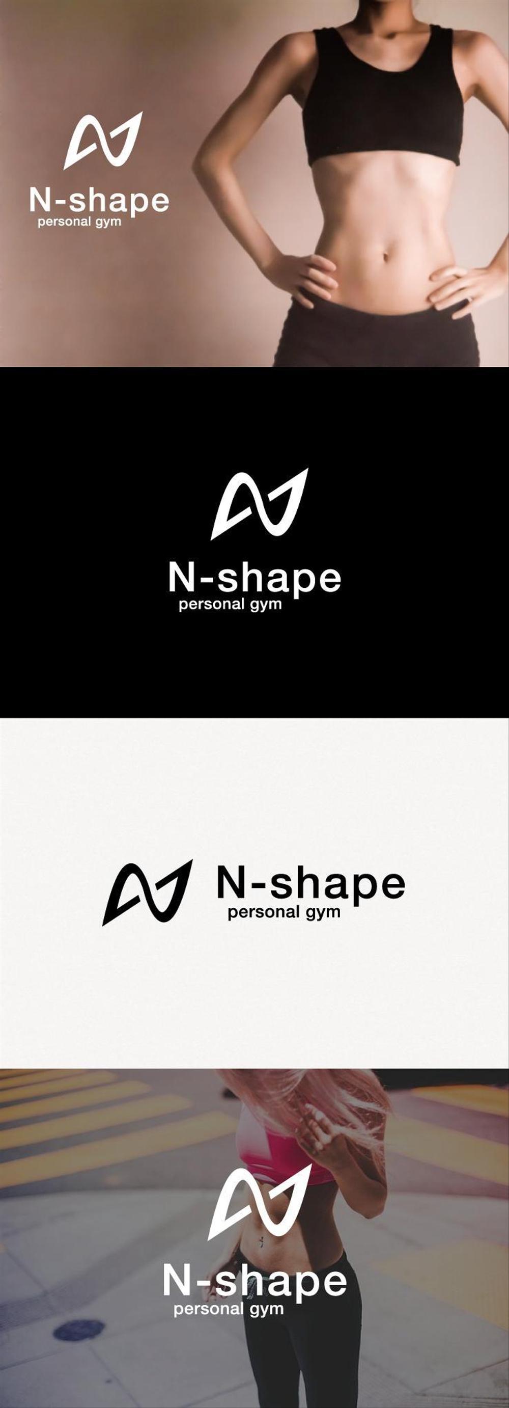 パーソナルトレーニングジム「N-shape」のロゴデザイン