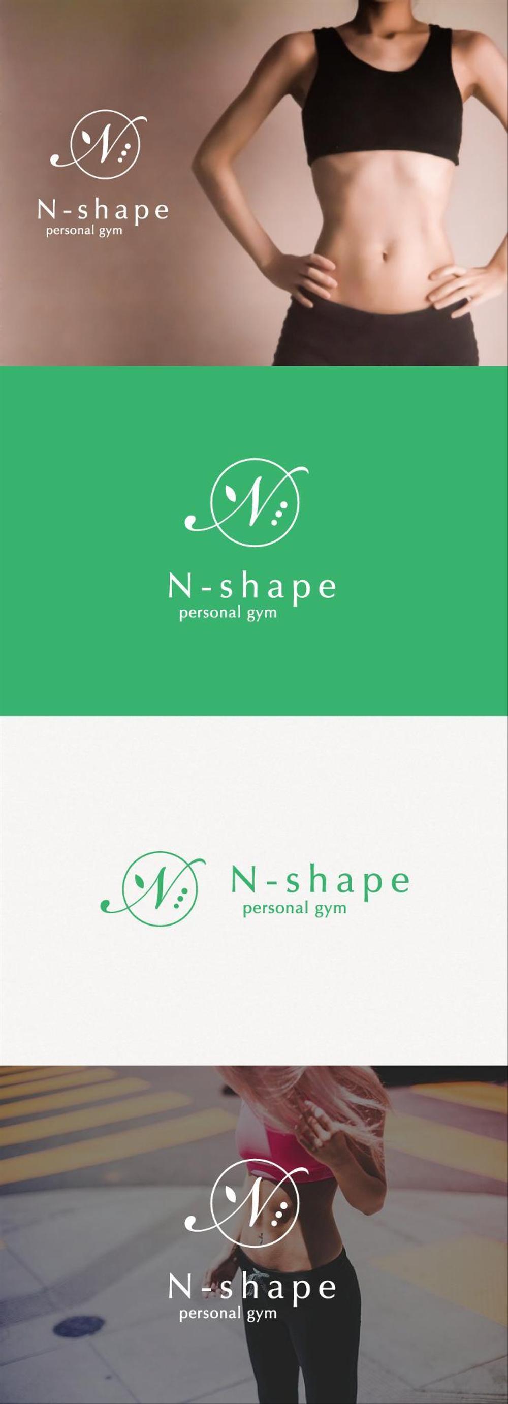 パーソナルトレーニングジム「N-shape」のロゴデザイン