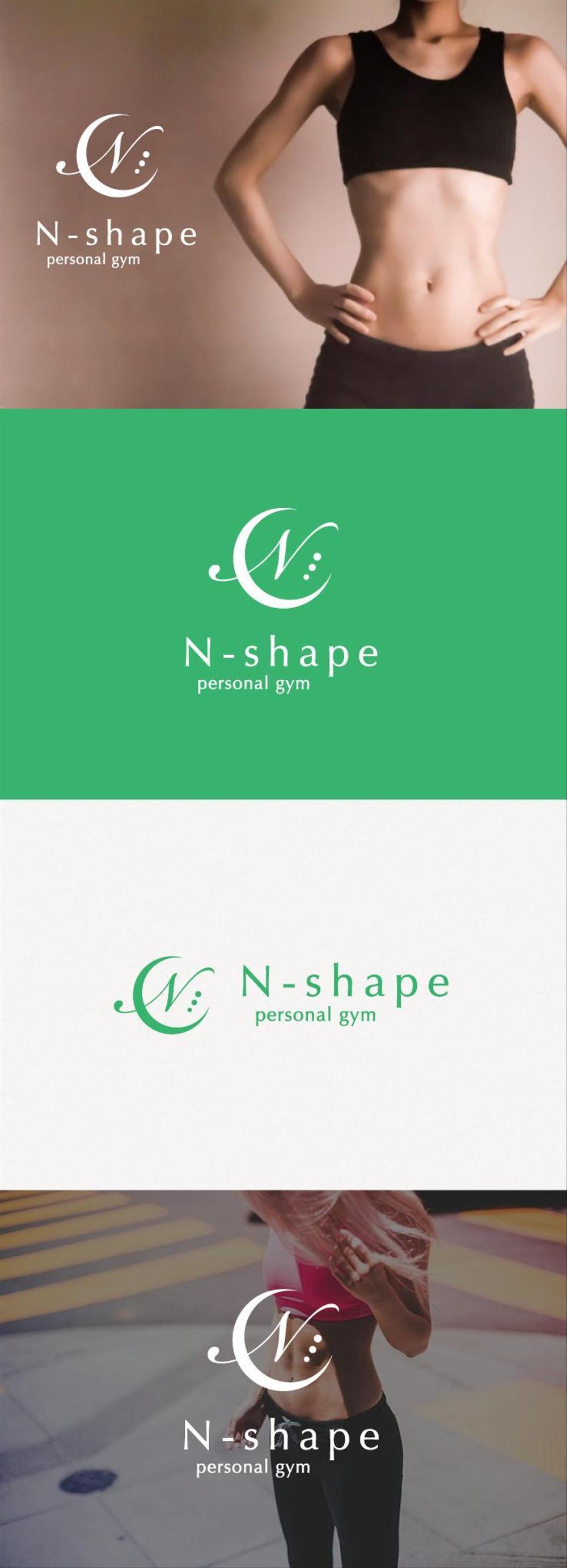 パーソナルトレーニングジム「N-shape」のロゴデザイン