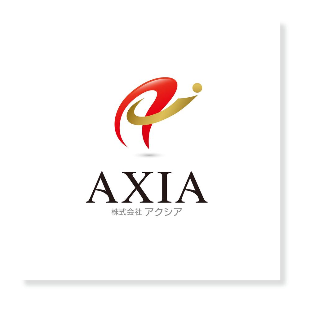 「AXIA　（株式会社アクシア）」のロゴ作成