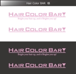 FISHERMAN (FISHERMAN)さんの在ベトナム、コンセプトヘアサロン「Hair Color BAR」のブランドロゴへの提案