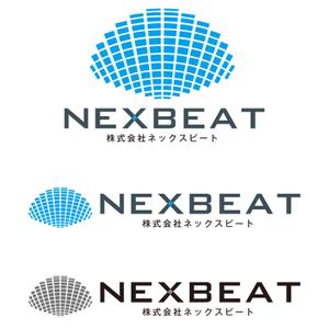 KIMASA (kimkimsinsin)さんの「NEXBEAT 株式会社ネックスビート」のロゴ作成への提案