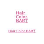 Yolozu (Yolozu)さんの在ベトナム、コンセプトヘアサロン「Hair Color BAR」のブランドロゴへの提案