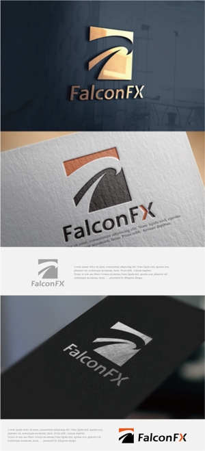 drkigawa (drkigawa)さんの（短期・簡単）トレードソフト「FalcomFX」のロゴへの提案