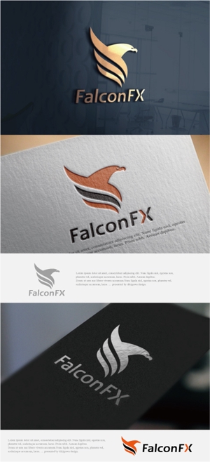 drkigawa (drkigawa)さんの（短期・簡単）トレードソフト「FalcomFX」のロゴへの提案