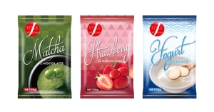 j-ichikawa (danqro)さんのヨーロッパ向け 韓国産新商品チョコレート菓子3種パッケージデザインへの提案
