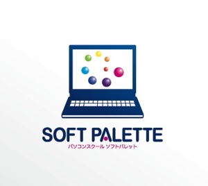ヘッドディップ (headdip7)さんの「パソコンスクール・ソフトパレット・SOFT　ＰＡＬＥＴＴＥ」のロゴ作成への提案