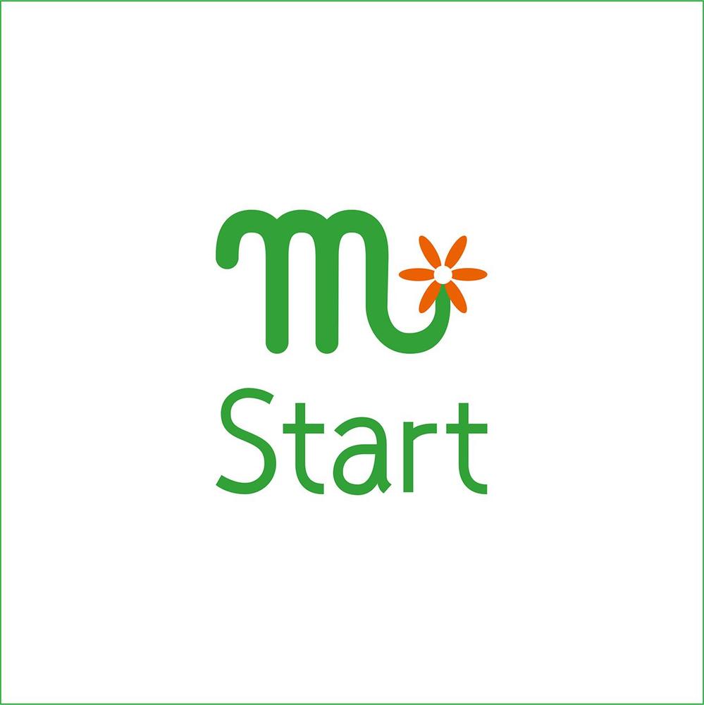 新会社　株式会社 Ｍ start　のロゴ