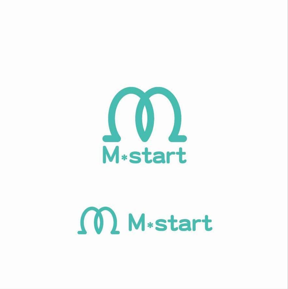 新会社　株式会社 Ｍ start　のロゴ