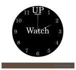 s-design (sorao-1)さんの時計のサイズ調整メディア「ウォッチアップ（Watch UP）」のロゴへの提案