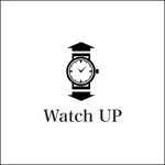 queuecat (queuecat)さんの時計のサイズ調整メディア「ウォッチアップ（Watch UP）」のロゴへの提案