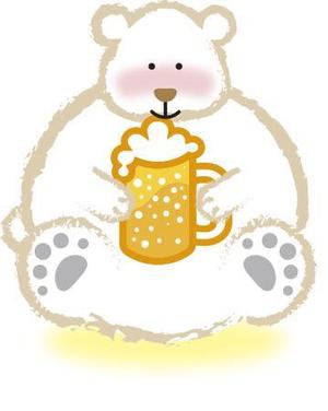 しげや・ナカムラ (pinpon-shigeya)さんのほろ酔いのシロクマのイラストへの提案