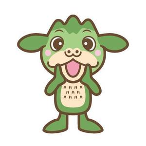 str-labelさんの(やまびこ)と言う山の神、妖怪をゆるキャラ風か雷神図の様な少し怖いキャラにデザインして欲しいへの提案