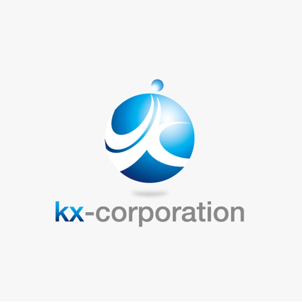 「KX」のロゴ作成