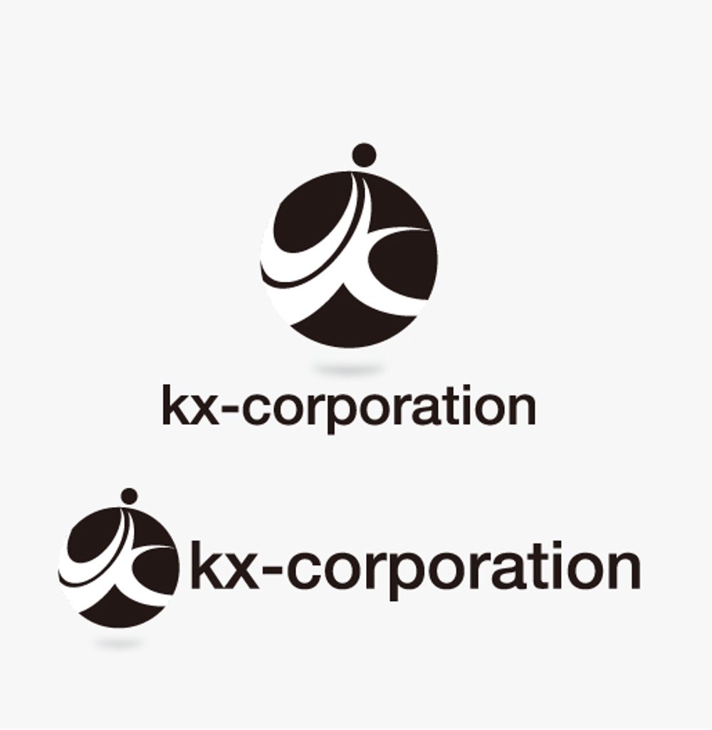 「KX」のロゴ作成