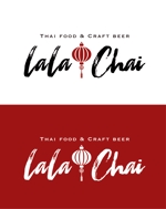 ririri design works (badass_nuts)さんのタイフードとクラフトビール店「LaLa Chai」のロゴへの提案
