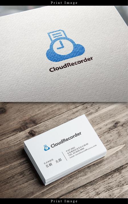 syake (syake)さんのタイムレコーダー型請求書作成Webサイト「CloudRecorder」のロゴへの提案