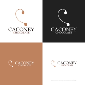 themisably ()さんのチョコレート ブランド「CACONEY」のロゴへの提案