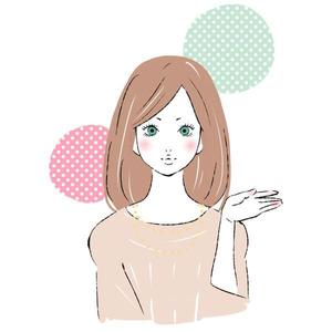 ねこまふ ()さんの30代後半からの女性をターゲットとしたポータルサイトの女性のイラストへの提案