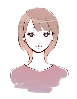 小枝 (h158cm)さんの30代後半からの女性をターゲットとしたポータルサイトの女性のイラストへの提案