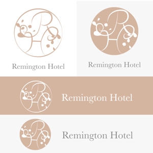 スタイリッシュなロゴ作成致します。 (Shimamura_00)さんのレミントンホテル remington hotel のロゴへの提案