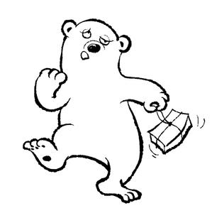 abi_sadaさんのほろ酔いのシロクマのイラストへの提案