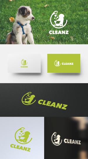 Uranus design (ZELL)さんのトリミングショップ「CLEANZ」のロゴ作成への提案