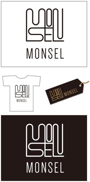 taki-5000 (taki-5000)さんのファッションブランド「MONSEL」のロゴの作成依頼への提案