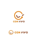 marutsuki (marutsuki)さんのベビーから中学生向け音楽教室＆学習教室「CON VIVO」のロゴへの提案
