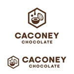 cambelworks (cambelworks)さんのチョコレート ブランド「CACONEY」のロゴへの提案