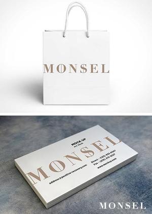 s m d s (smds)さんのファッションブランド「MONSEL」のロゴの作成依頼への提案