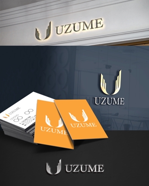 D.R DESIGN (Nakamura__)さんのコンサルティング会社「UZUME」のロゴへの提案