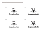 creyonさんの犬の美容室   ｢Dogsalon Rabi｣  ロゴへの提案