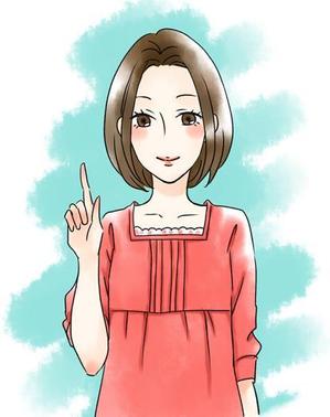 ikatentaさんの30代後半からの女性をターゲットとしたポータルサイトの女性のイラストへの提案