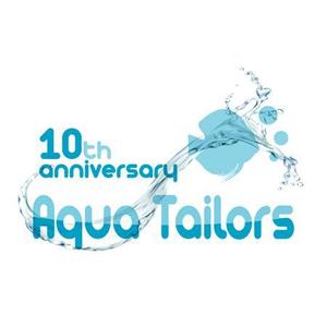 teppei (teppei-miyamoto)さんの「Aqua Tailors　 10th anniversary」のロゴ作成への提案