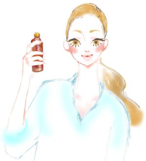 SK　 (sumirekana)さんの30代後半からの女性をターゲットとしたポータルサイトの女性のイラストへの提案