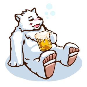 ＴＡＫＵＹＡ (TAKUYA_777)さんのほろ酔いのシロクマのイラストへの提案